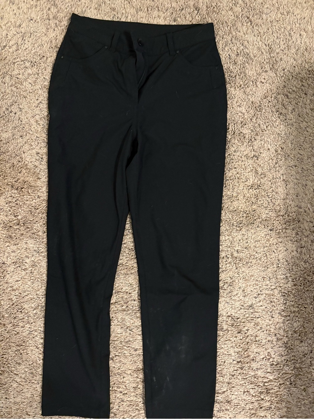 Lululemon Classic Black Straight-Leg Pants